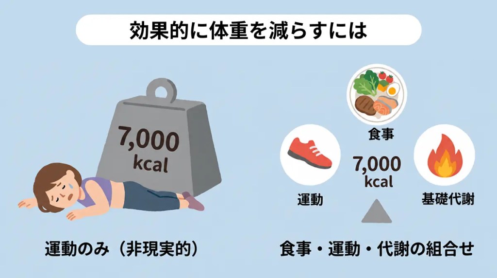 効果的に体重を減らすには